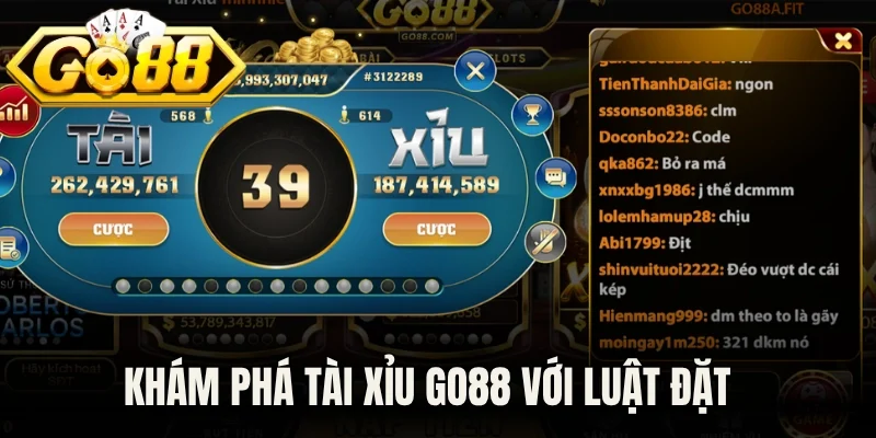 Khám phá Tài Xỉu Go88 với luật đặt